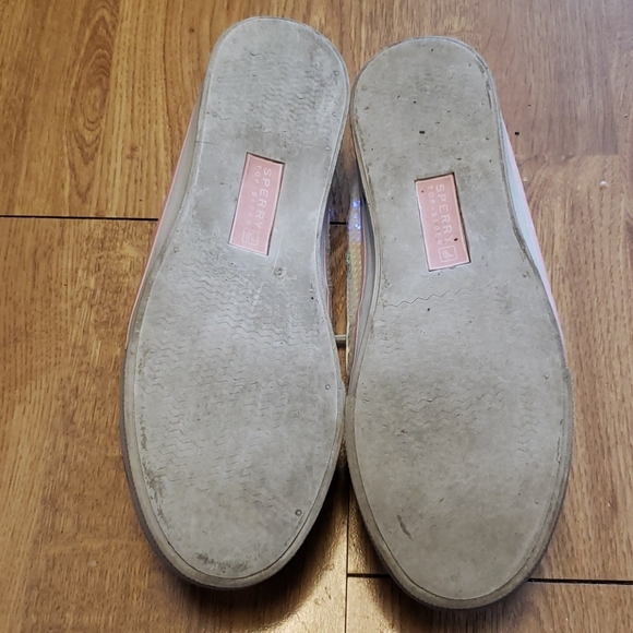 Sperry Topsiders iridescent sequin sz 6.5 - Picture 5 of 5